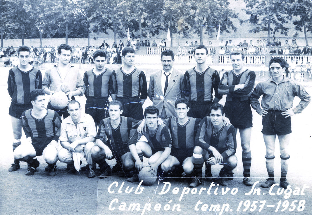 Temporada 57-58, primer ascens a Tercera Divisió. FOTO: Arxiu Pitu Musella