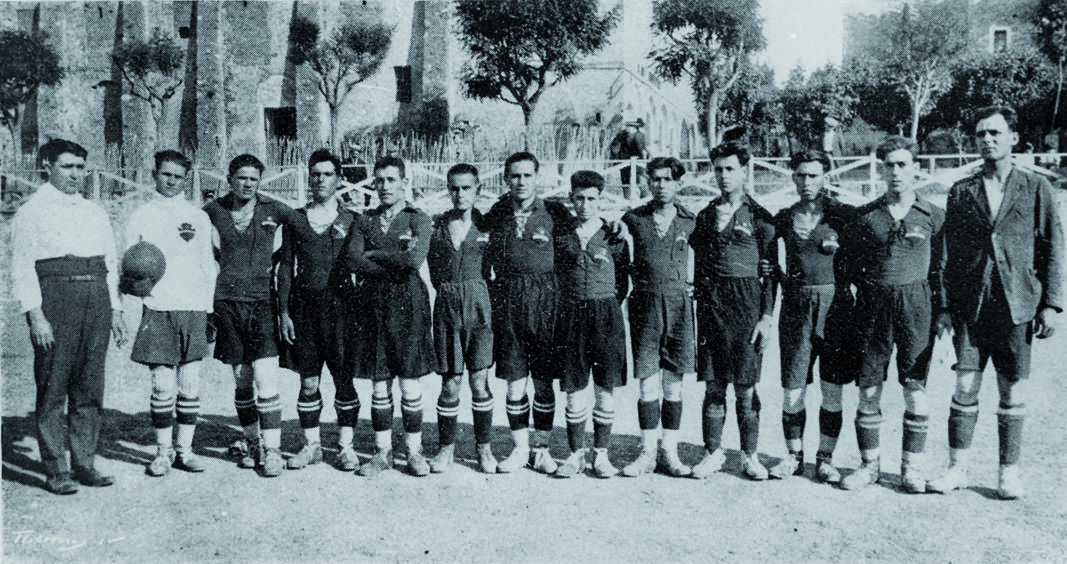 Planter del primer equip l'any 1924. FOTO: Arxiu Pitu Musella