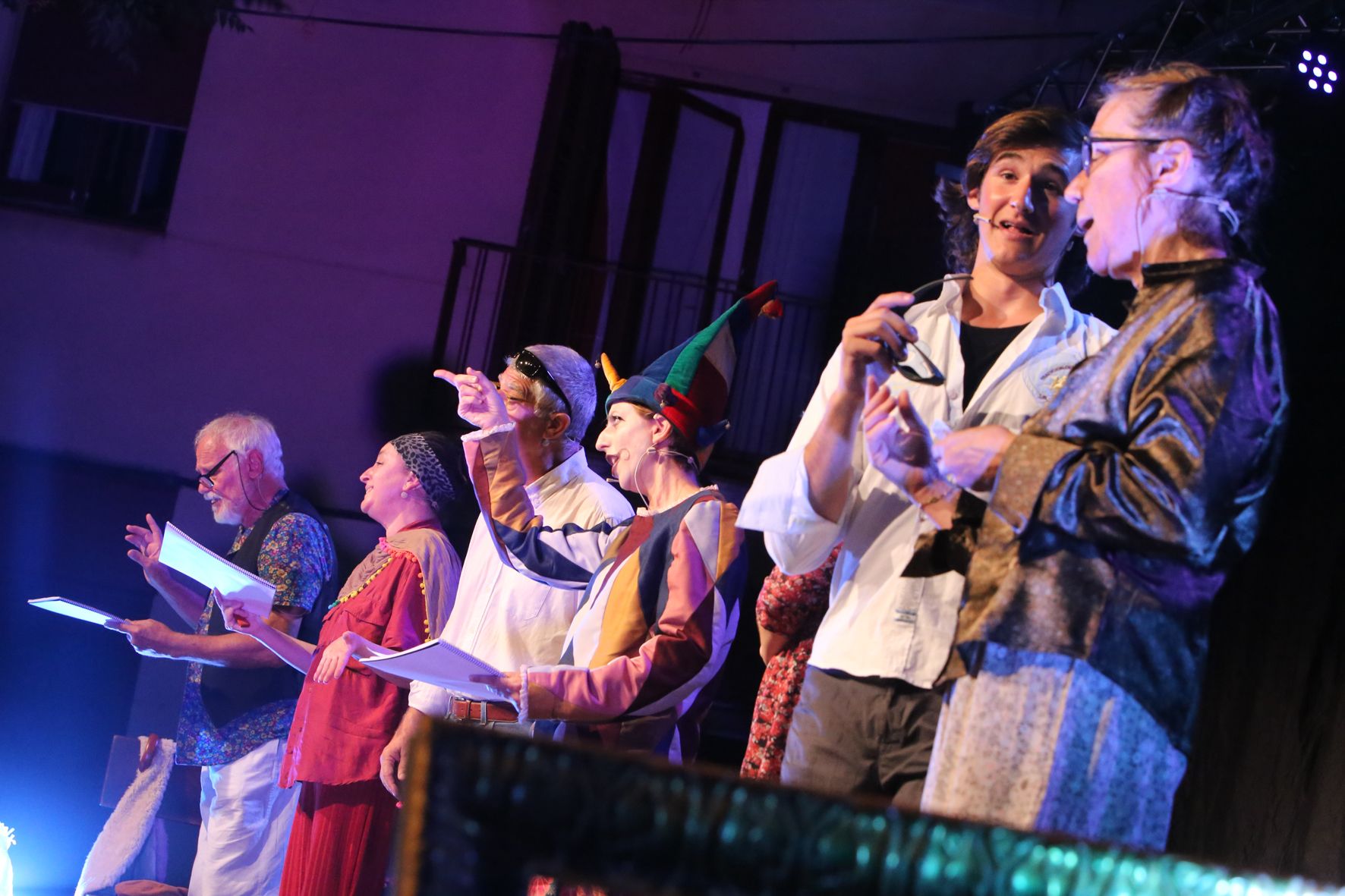 Representació de 'Xècspir', a les Lectures a la fresca de 2015 FOTO: Lluís Llebot