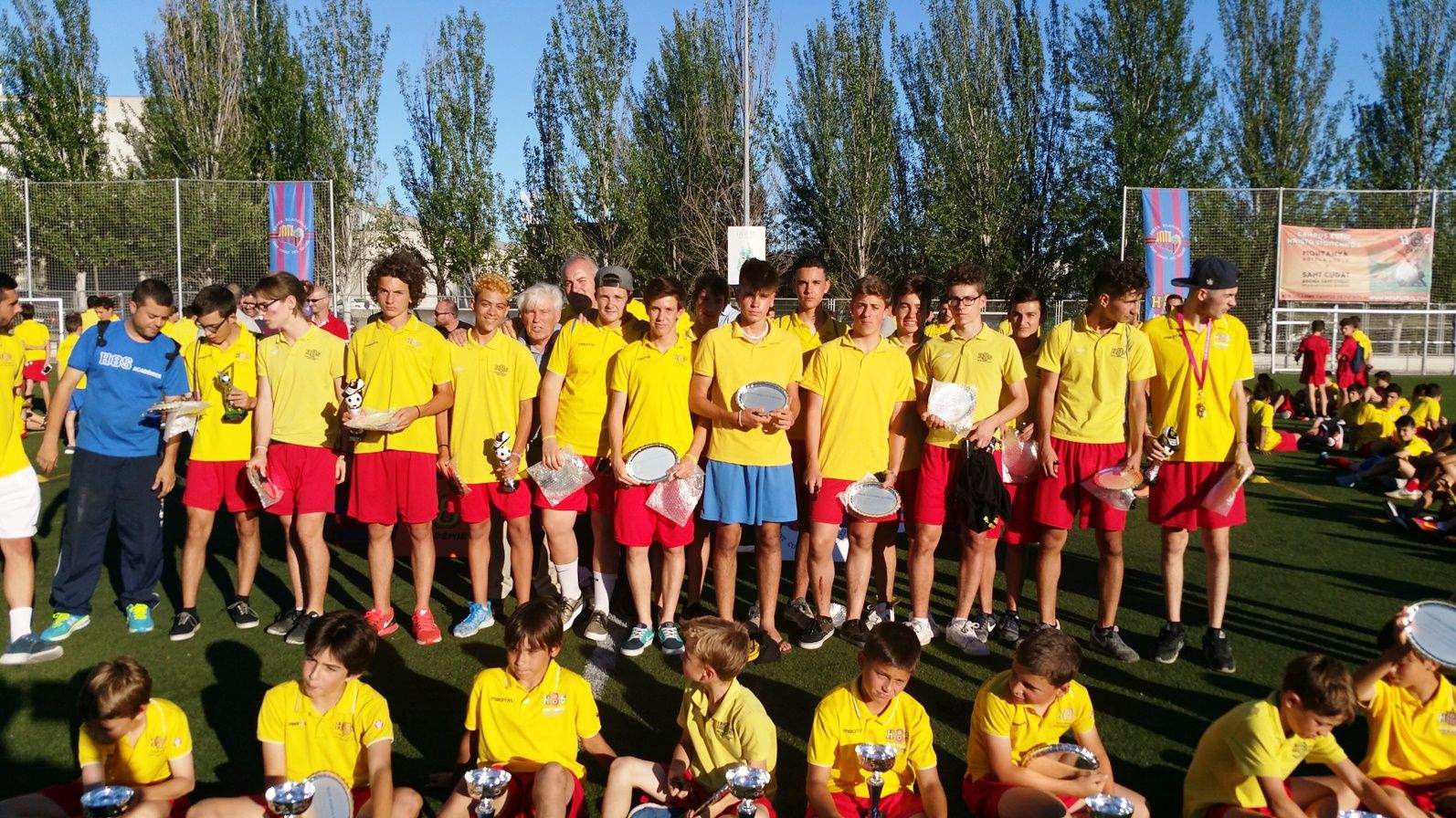 La presentació es va fer dimecres al camp de futbol de Can Magí FOTO: Cedida