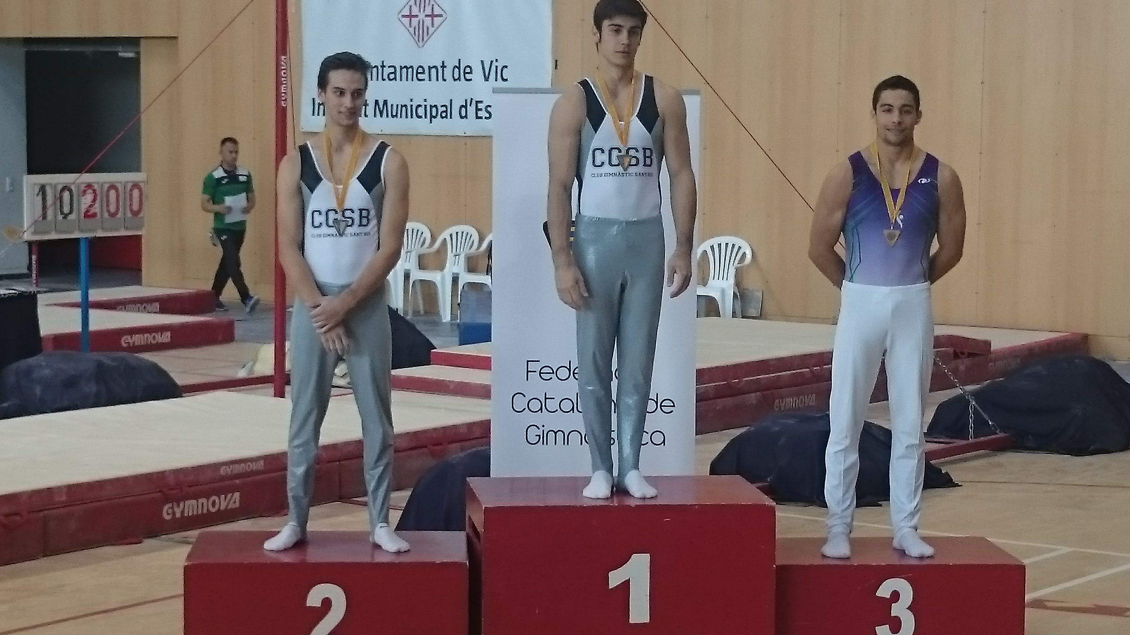 Albert Casadevall, plata al català de gimnàstica artística FOTO: Cedida