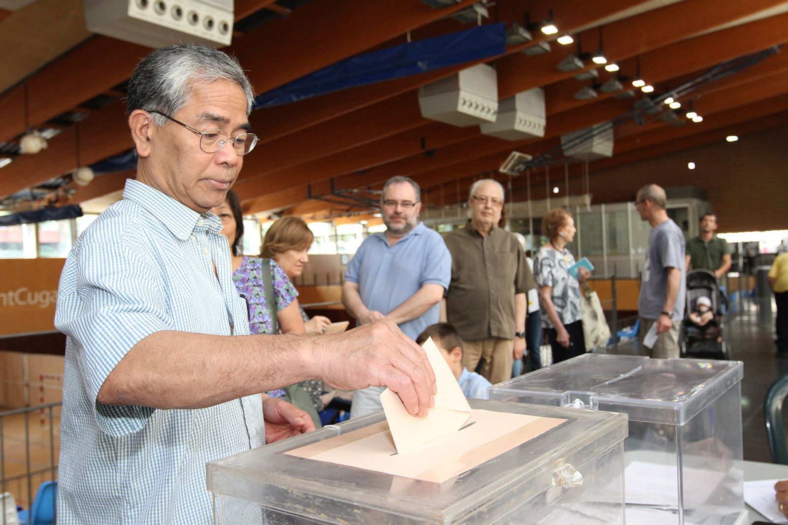 La jornada electoral s'ha desenvolupat amb normalitat a Sant Cugat FOTO: Haidy Blanch 
