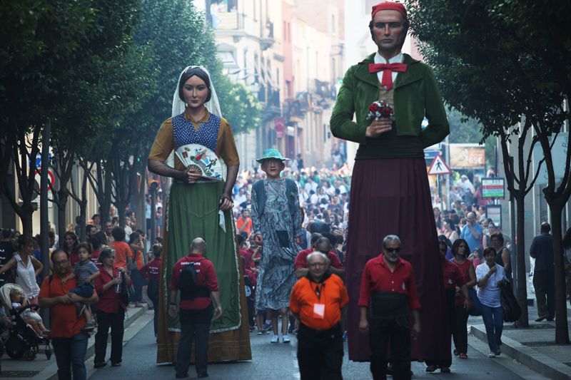 Imatge del seguici de la Festa Major 2015 FOTO: Lali Puig 