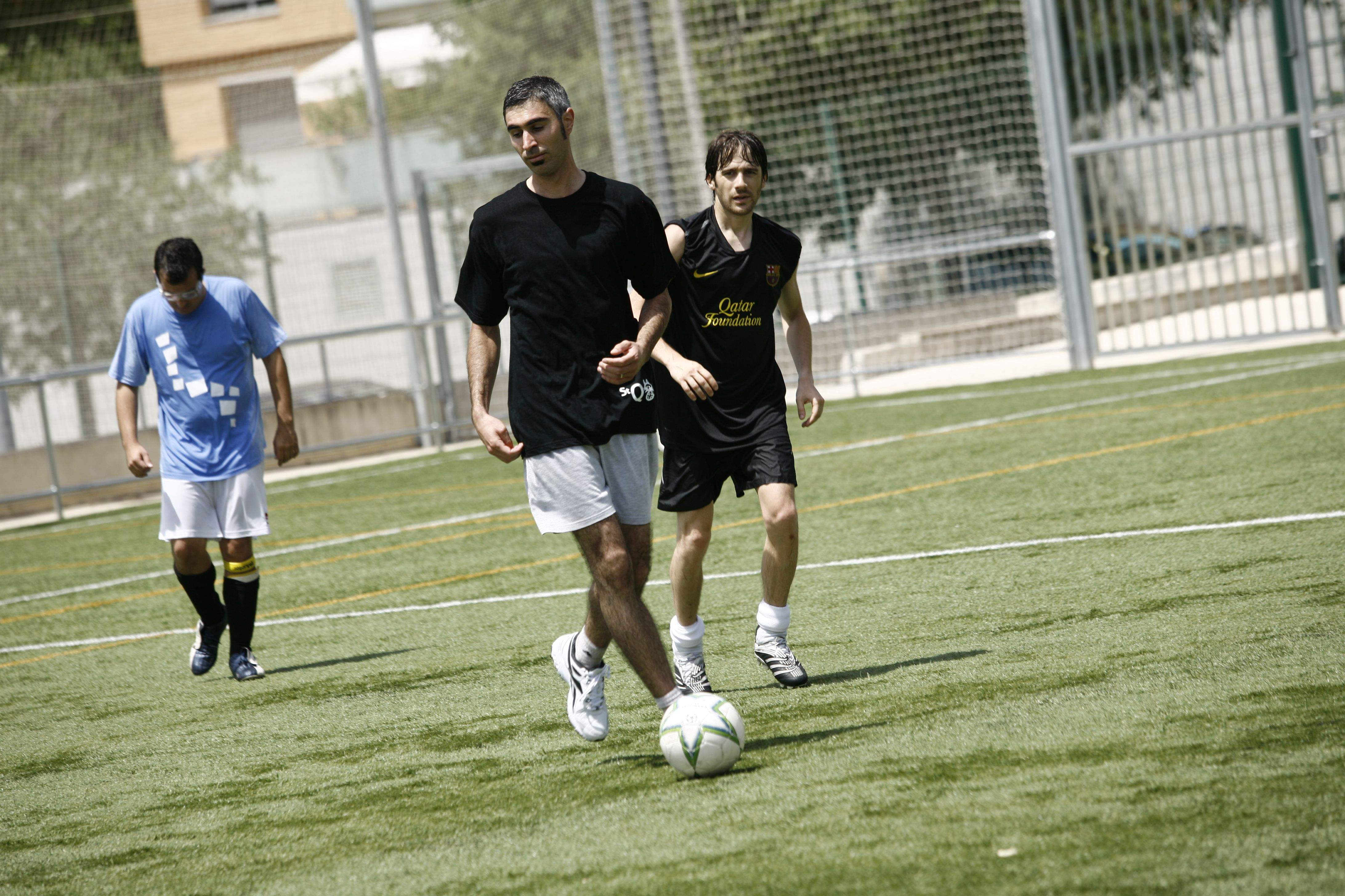 Quim Lloveras i Natxo Vázquez, en un dels partits jugats FOTO: Esther Naval