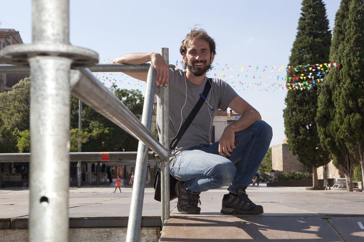 Oriol Piera és director tècnic de la Festa Major