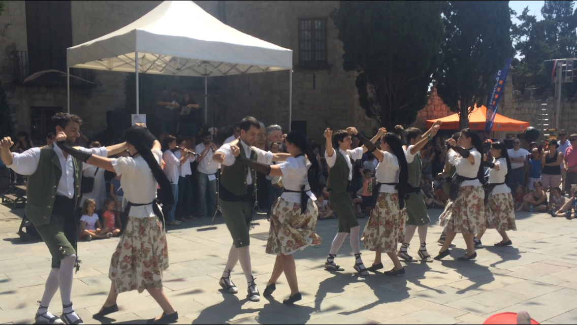 La trobada ha tingut lloc a la plaça d'Octavià FOTO: Mireia Puente 