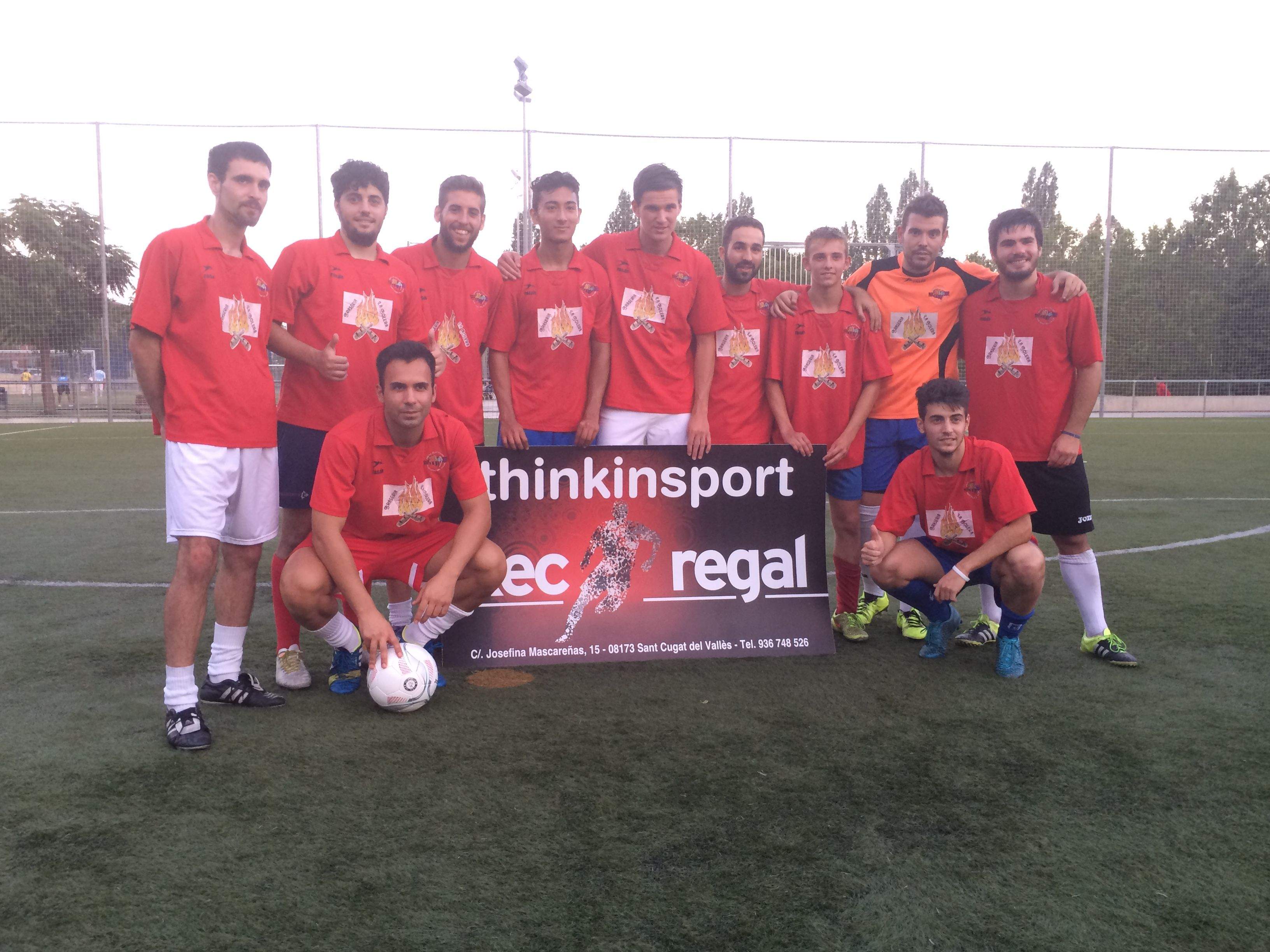 El Cabras FC (PB Sant Cugat), campió del Torneig de Futbol 7 de Festa Major FOTO: Àlex López Puig