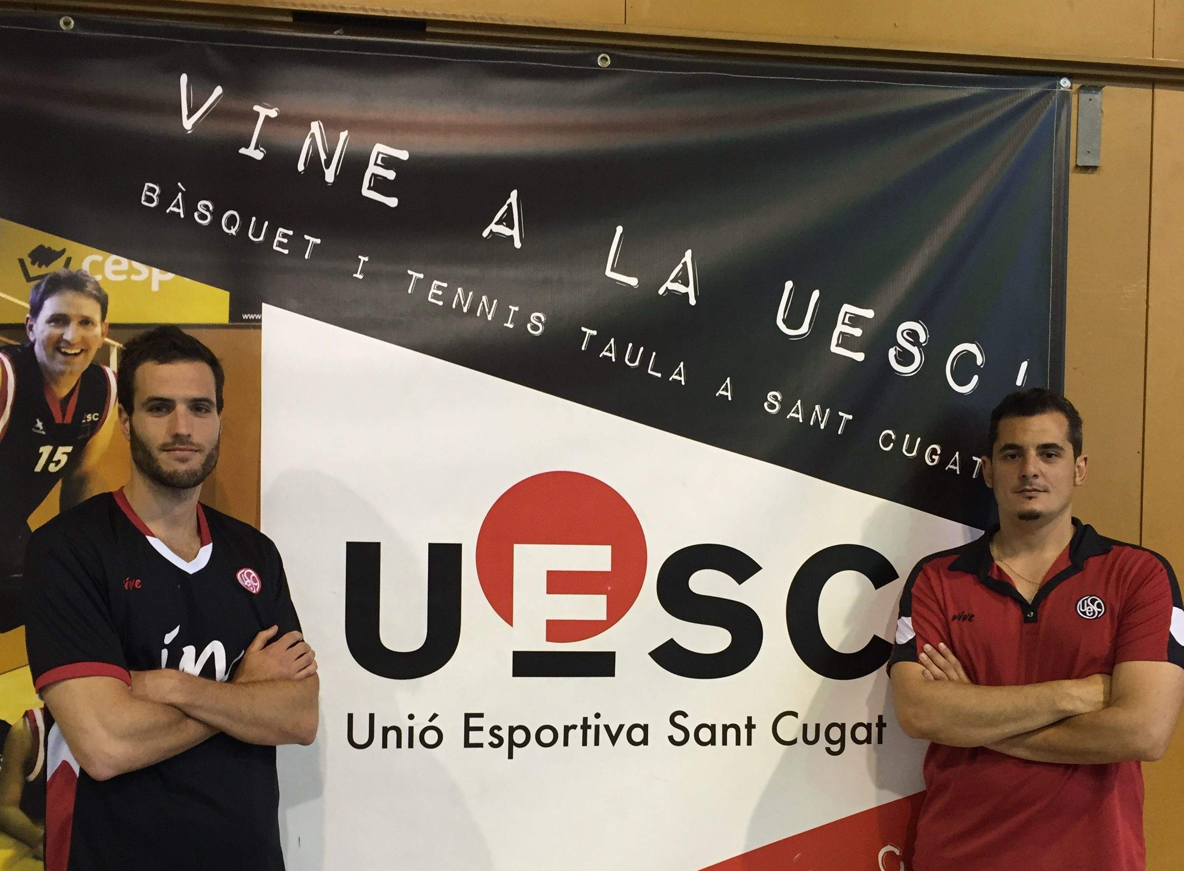 Jordi Costa (esquerra) i Dani Fernández (dreta) FOTO: UESC