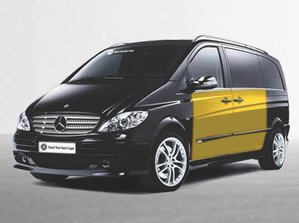 Es reforça el servei de taxis monovolums per als desplaçaments a l'aeroport FOTO: Cedida