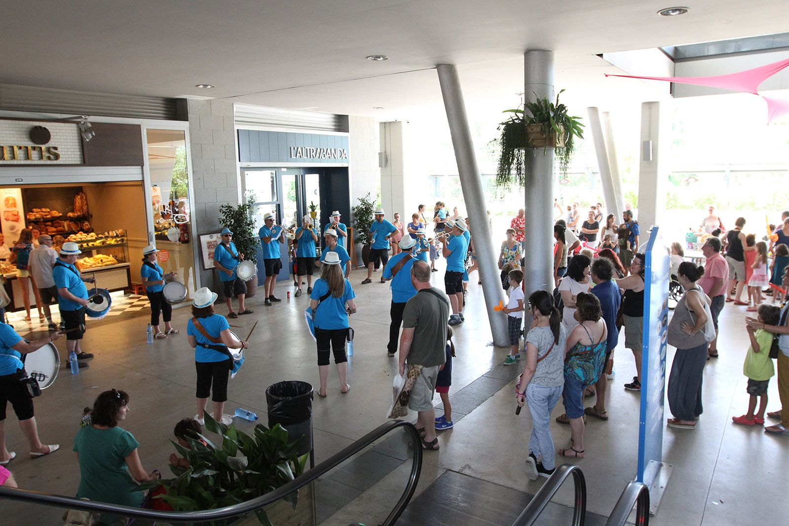 La banda de Mira-sol tocant a 36 graus FOTO: Haidy Blanch