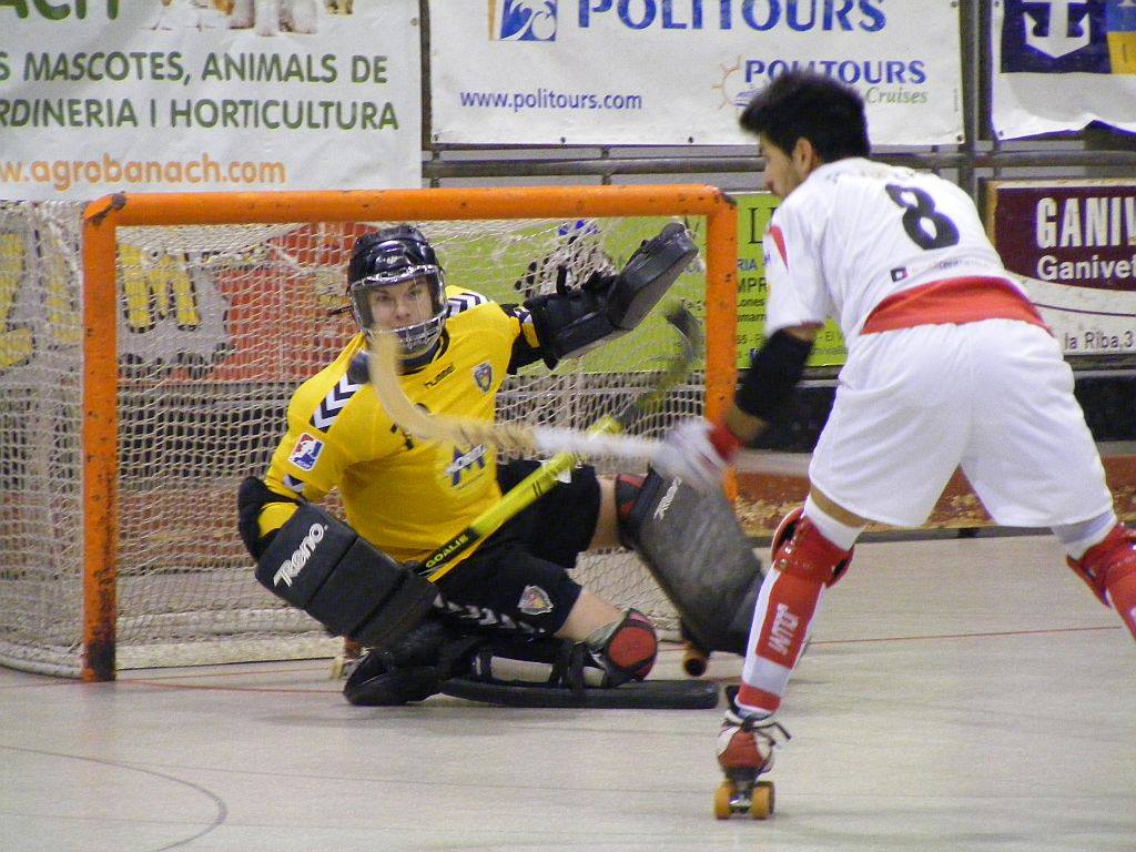 Guillem Fox, en un partit del CE Vendrell contra el Reus Deportiu FOTO: CE Vendrell