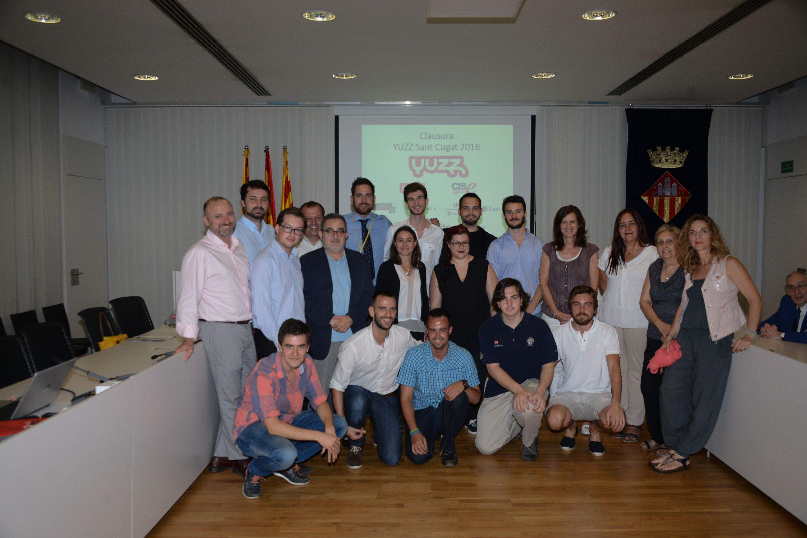 Tots els premiats a l'acte de cloenda del programa Yuzz FOTO: Localpres