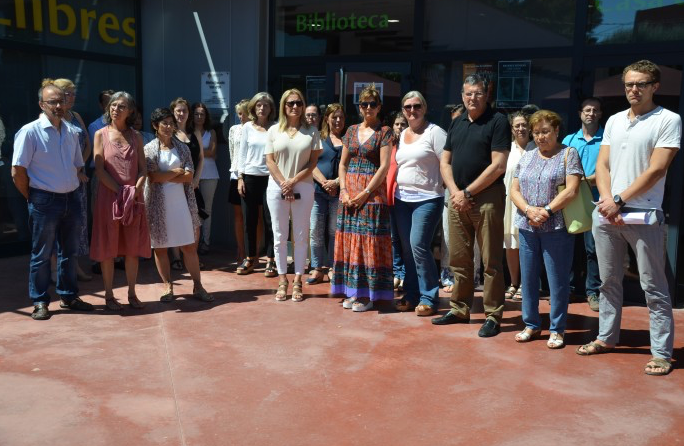 Minut de silenci en memòria de les víctimes de l'atemptat terrorista a Niça FOTO: Cedida