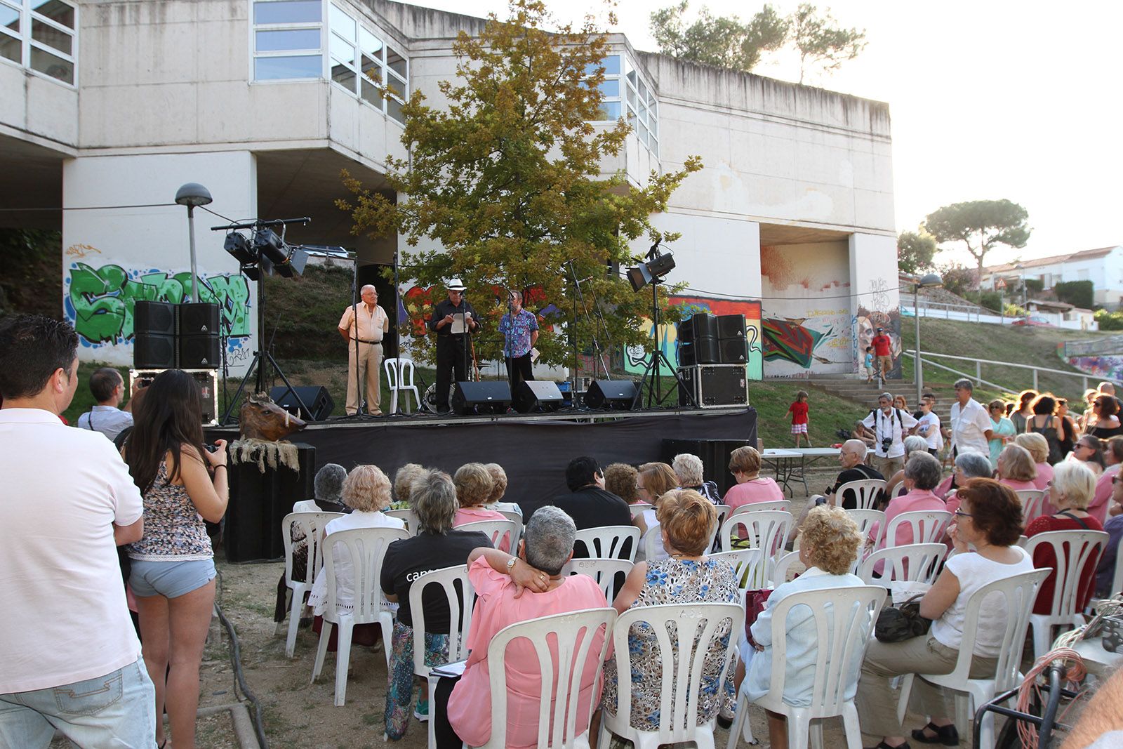 La Festa Major de la Floresta s'ha encetat als jardins del Centre Social i Sanitari FOTO: Haidy Blanch