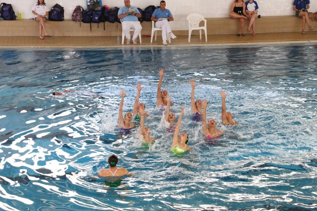 L'equip del Club Sincro Sant Cugat al CN Tàrraco, a Tarragona FOTO: Club Sincro Sant Cugat