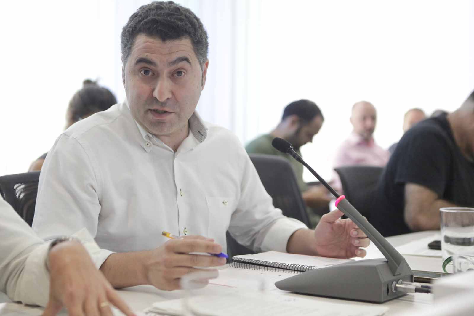 Ferran Villaseñor és regidor de MES a l'Ajuntament de Sant Cugat FOTO: Artur Ribera