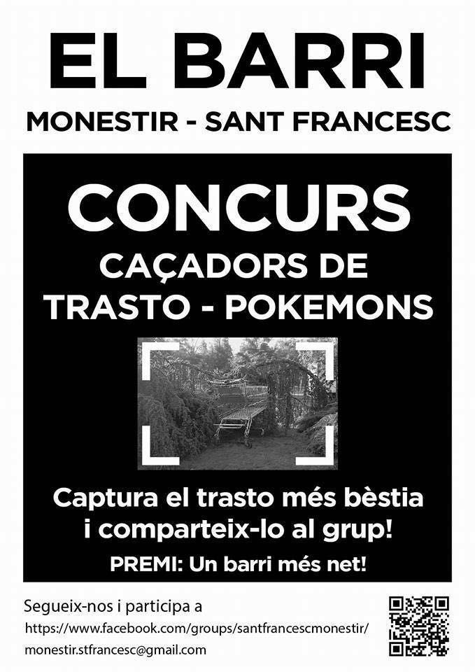 Concurs caçadors de trasto-pokémons FOTO: Cedida