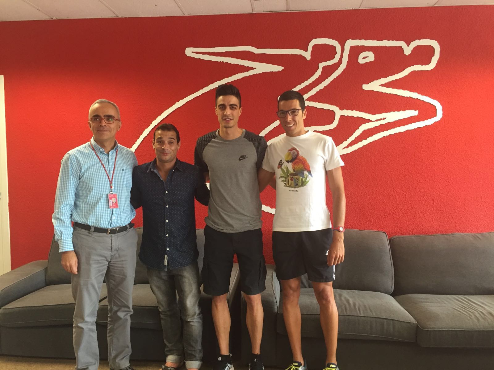 Ramon Terrassa (director CAR), Gervasio Deferr, Joel González i Joan Munar FOTO: Cedida