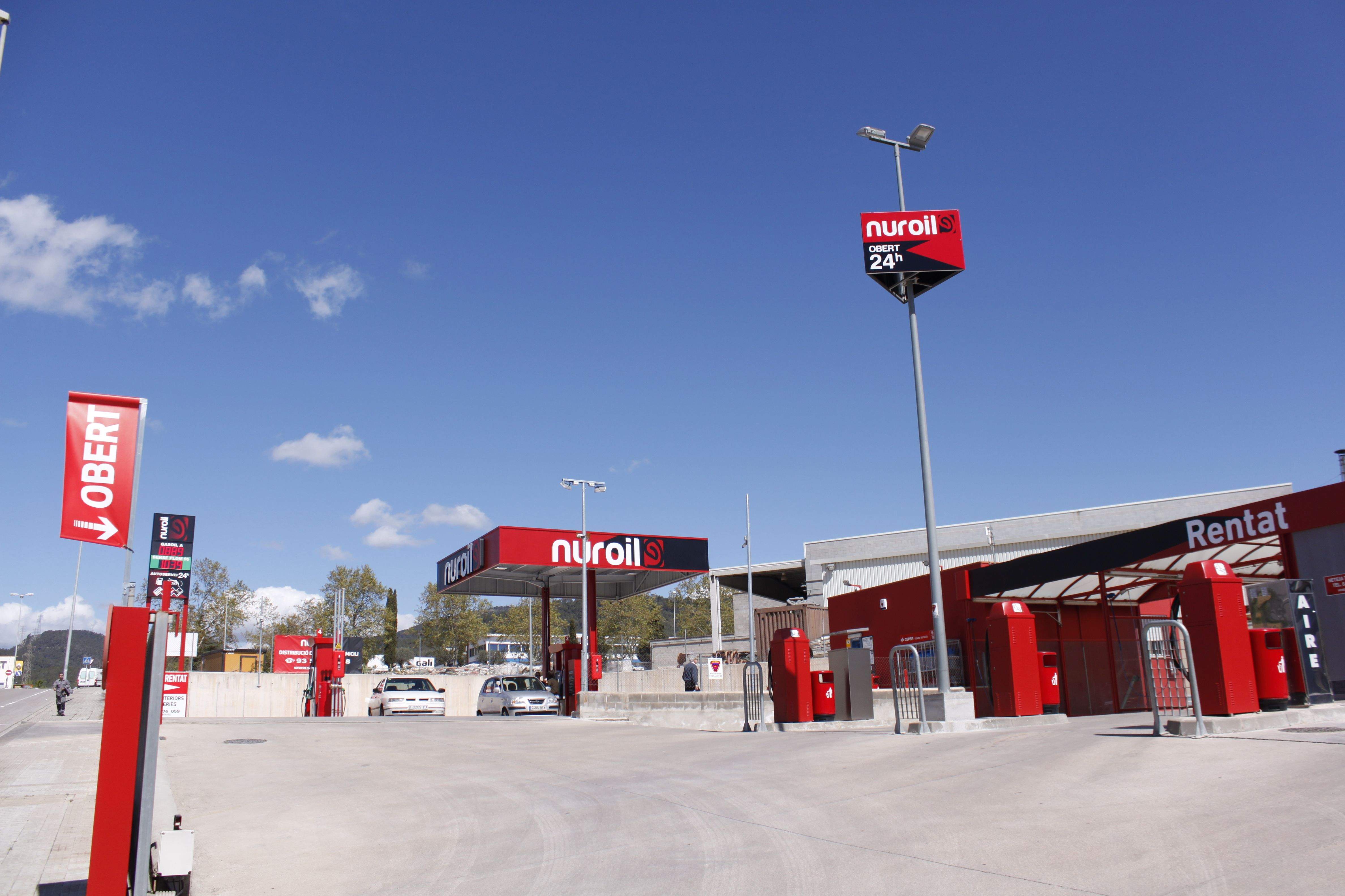 Una de les estacions de servei de Carburants Nuri