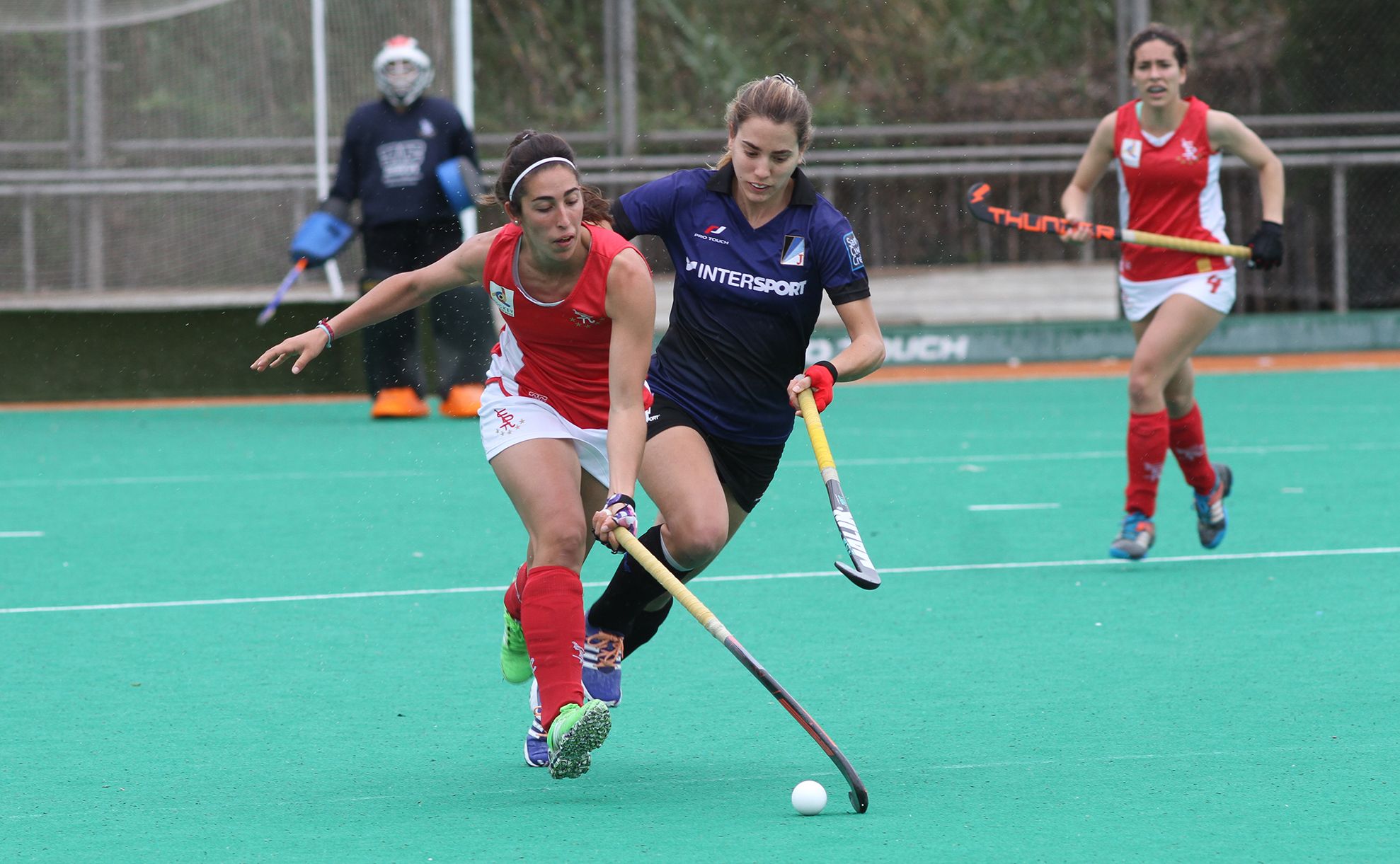 Cristina Guinea en el partit de quarts contra el CD Terrassa FOTO: Haidy Blanch