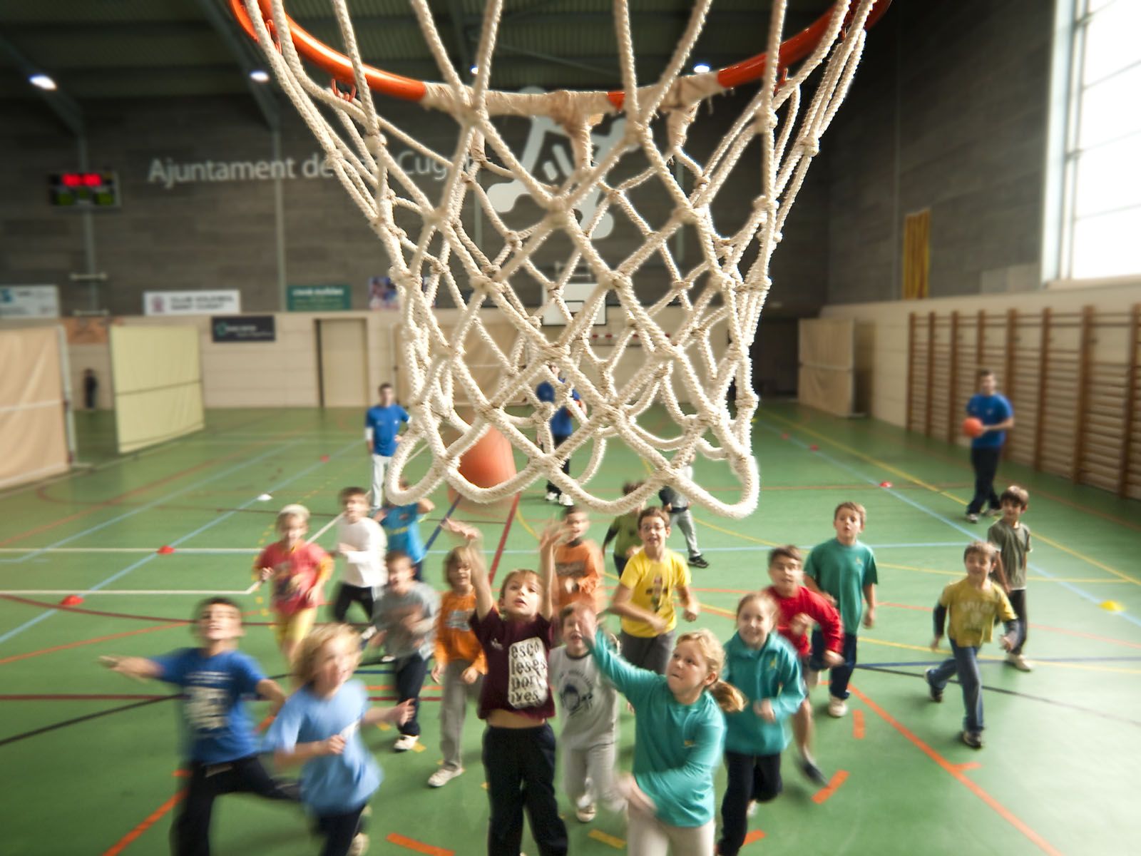 Escoles esportives al pavelló de Valldoreix FOTO: Artur Ribera