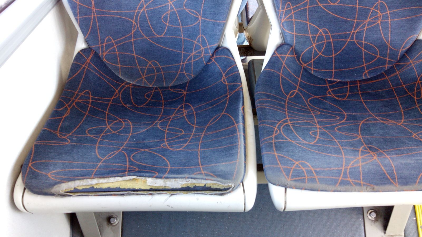 La tapisseria del bus L7C FOTO: Elisa