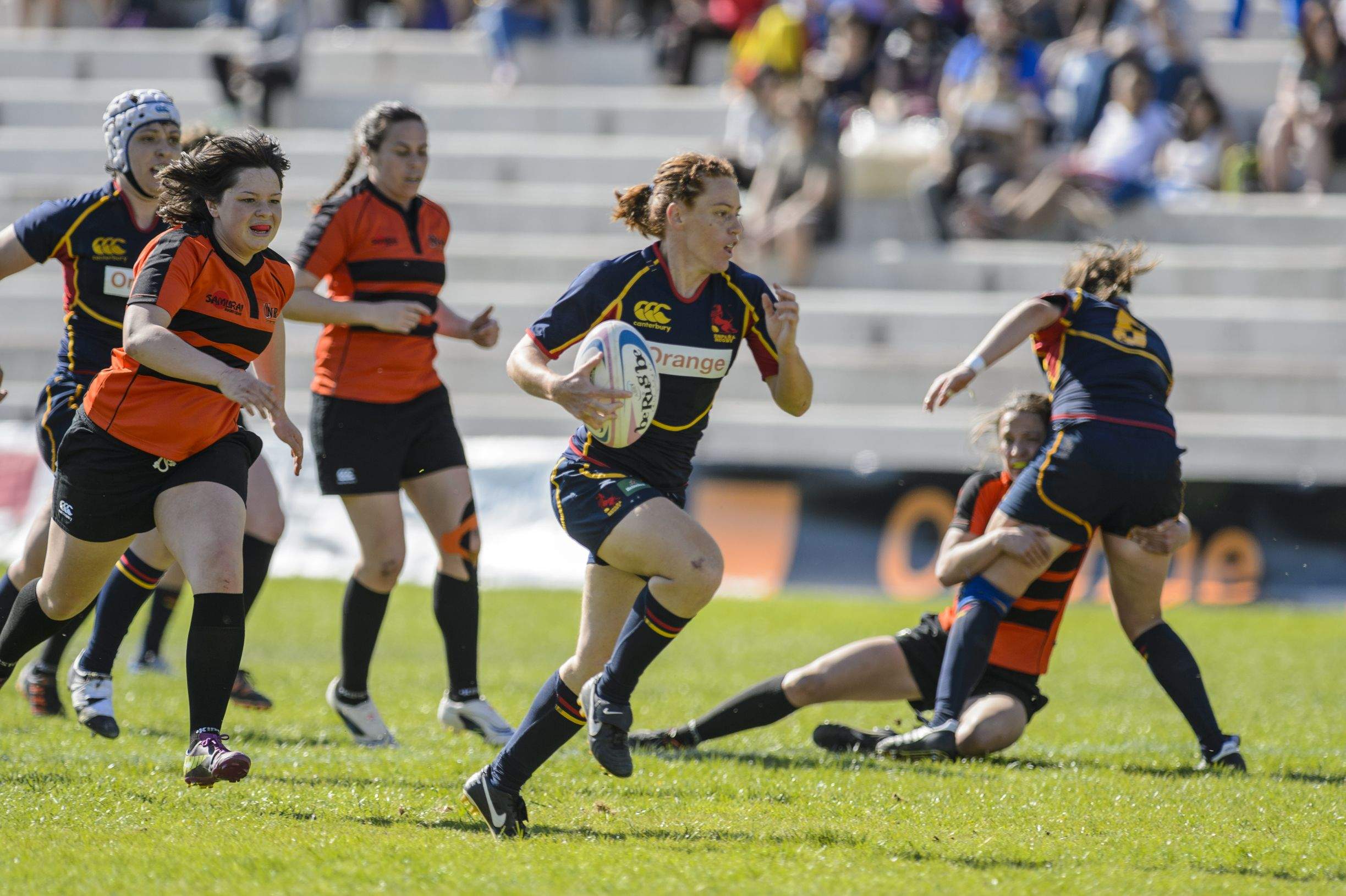 Bàrbara Pla és una de les integrants més veteranes de la selecció espanyola de rugbi FOTO: Cedida
