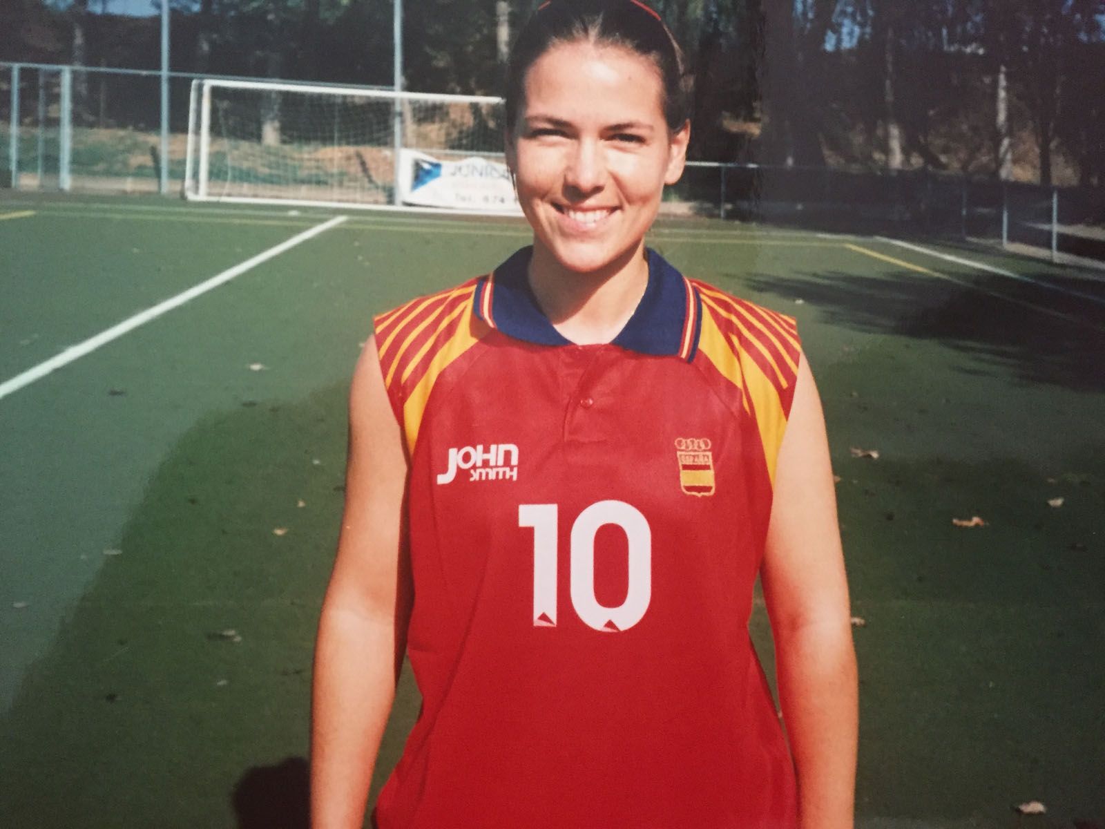 Lucía López va ser integrant de la selecció espanyola d’hoquei a Atlanta com a jugadora del Junior. FOTO: Cedida