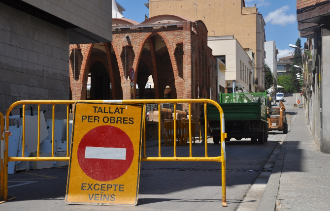 El carrer de Sant Medir va de la rambla del Celler a la plaça d'Octavià FOTO: Pere Fernández