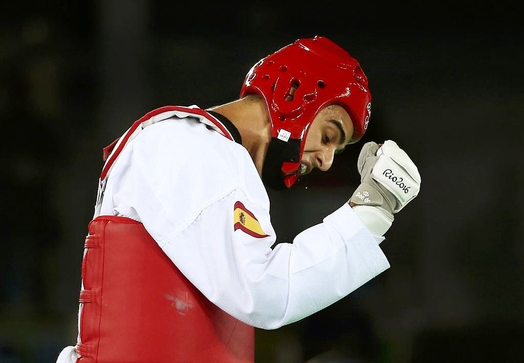 Joel González celebrant la medalla de bronze a Rio FOTO: Twitter Joel González