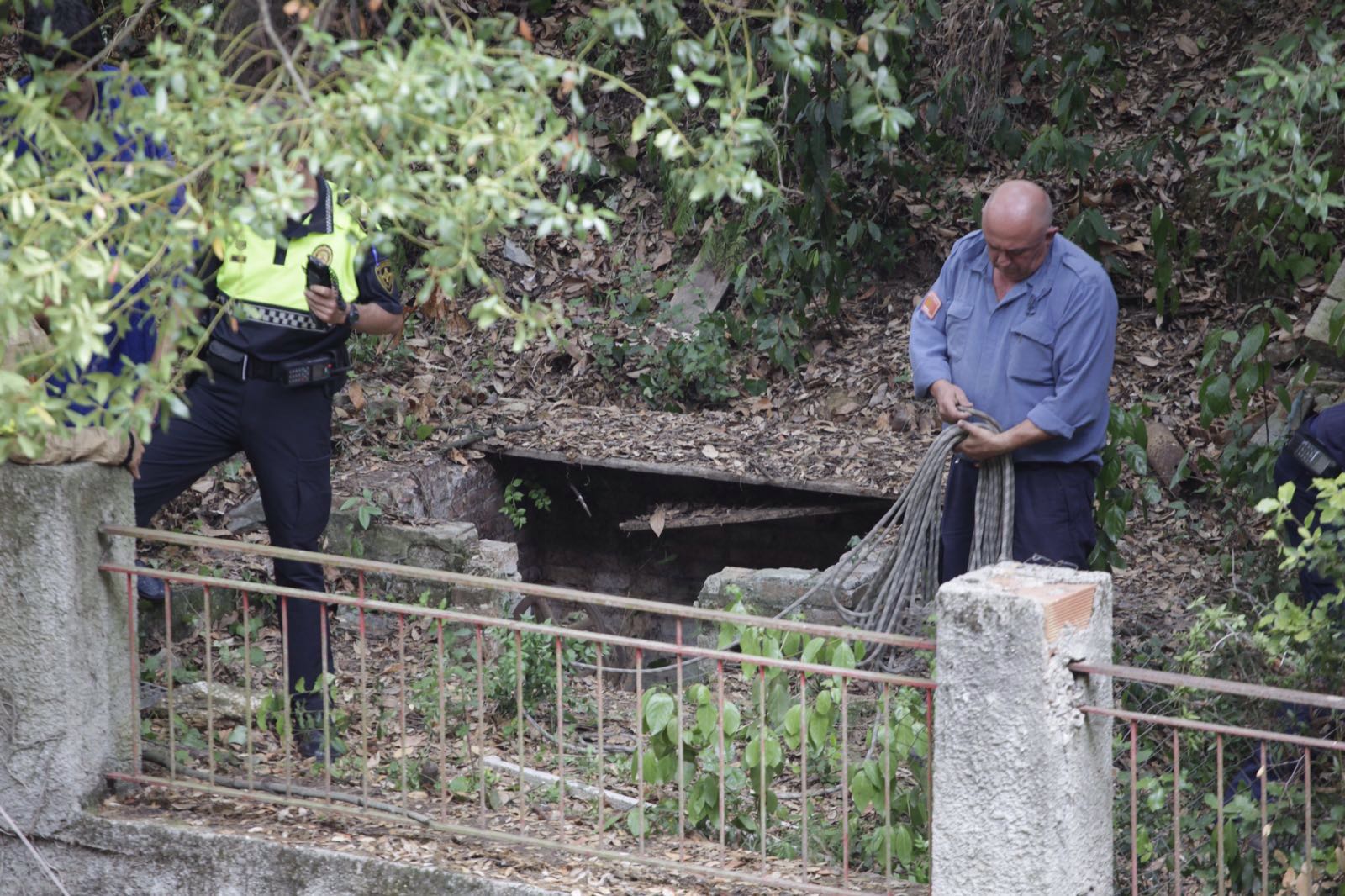 Pou al que quei l'home el passat 29 d'agost  FOTO: Artur Ribera