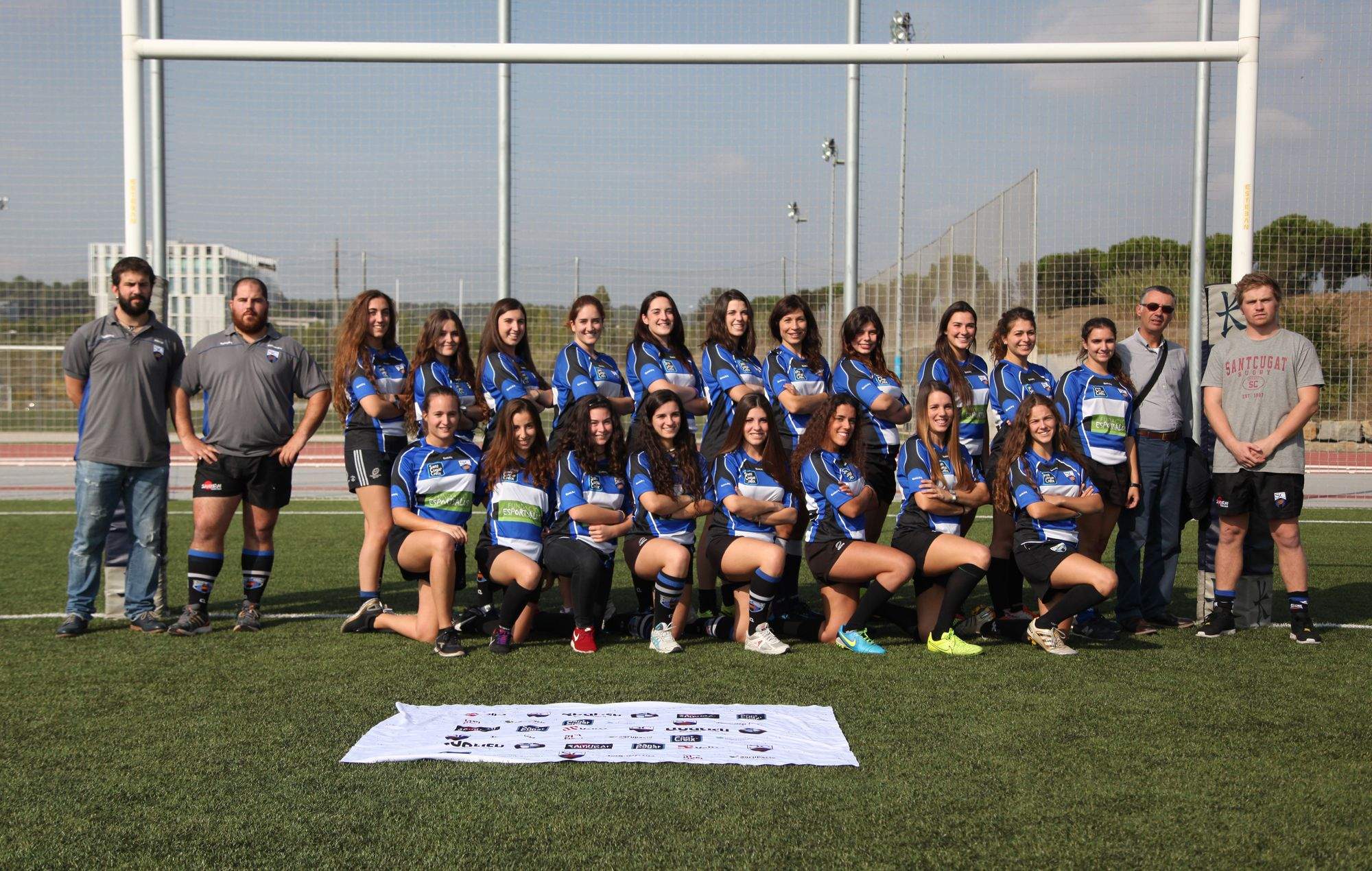 Integrants del primer equip femení de la temporada passada FOTO: Lali Puig