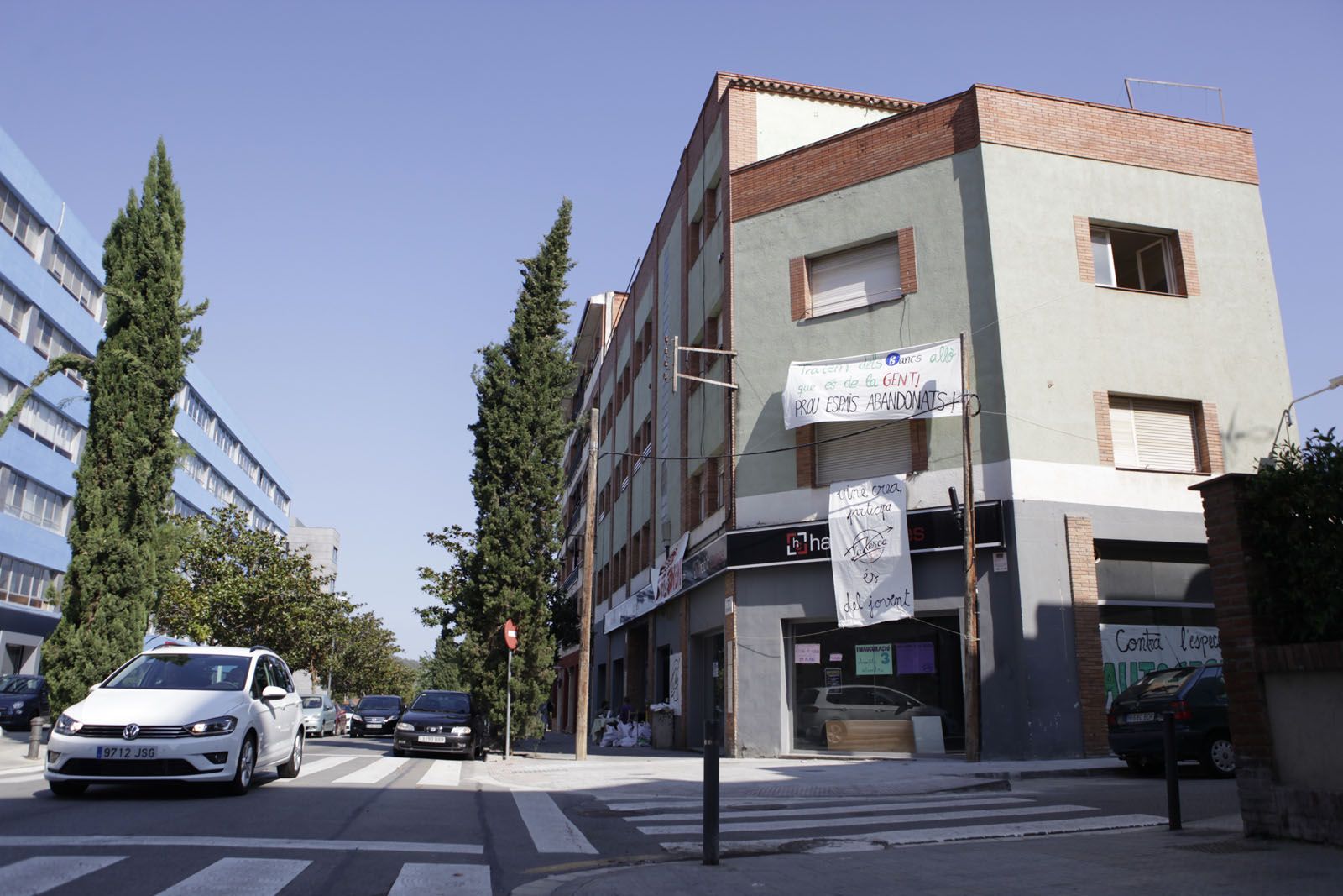 Immoble okupat pel Casal Jove La Xesca a Sant Cugat  FOTO: A. Ribera