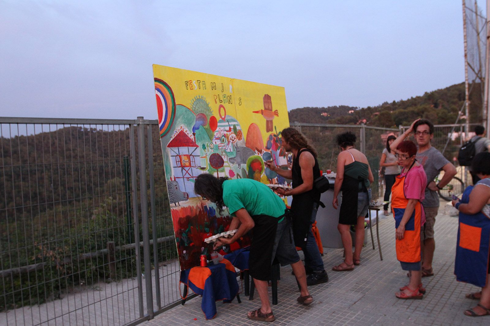 Art a la Festa Major de les Planes Foto: Haidy Blanch