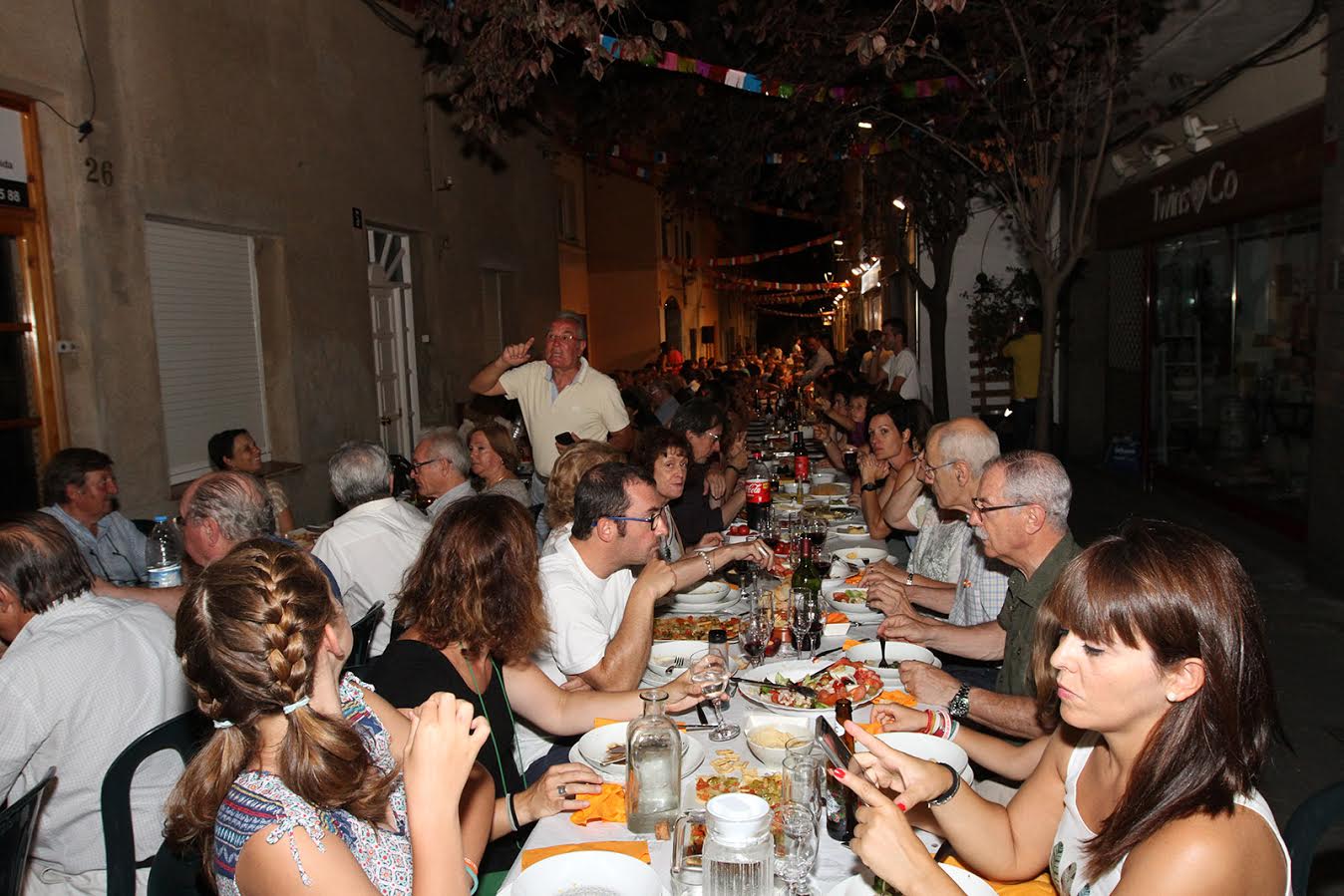 El carrer del Xerric s'ha omplert FOTO: Haidy Blanch 