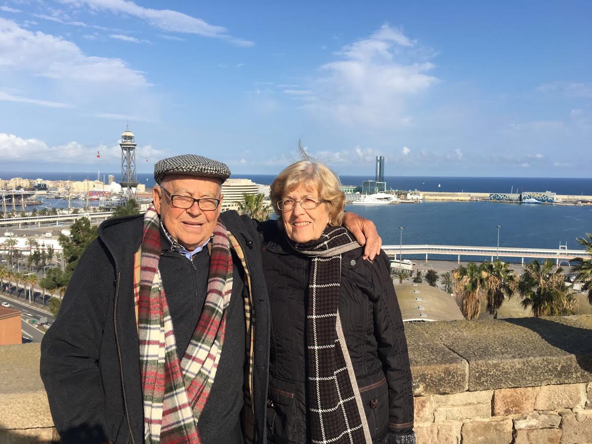 Pere Xercavins amb la seva dona Lola FOTO: Cedida 