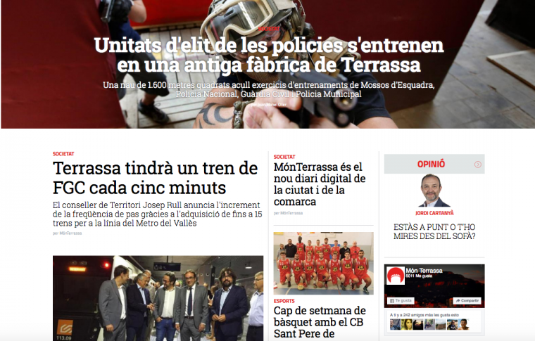 Món Terrassa surt en línia aquest divendres, 9 de setembre 