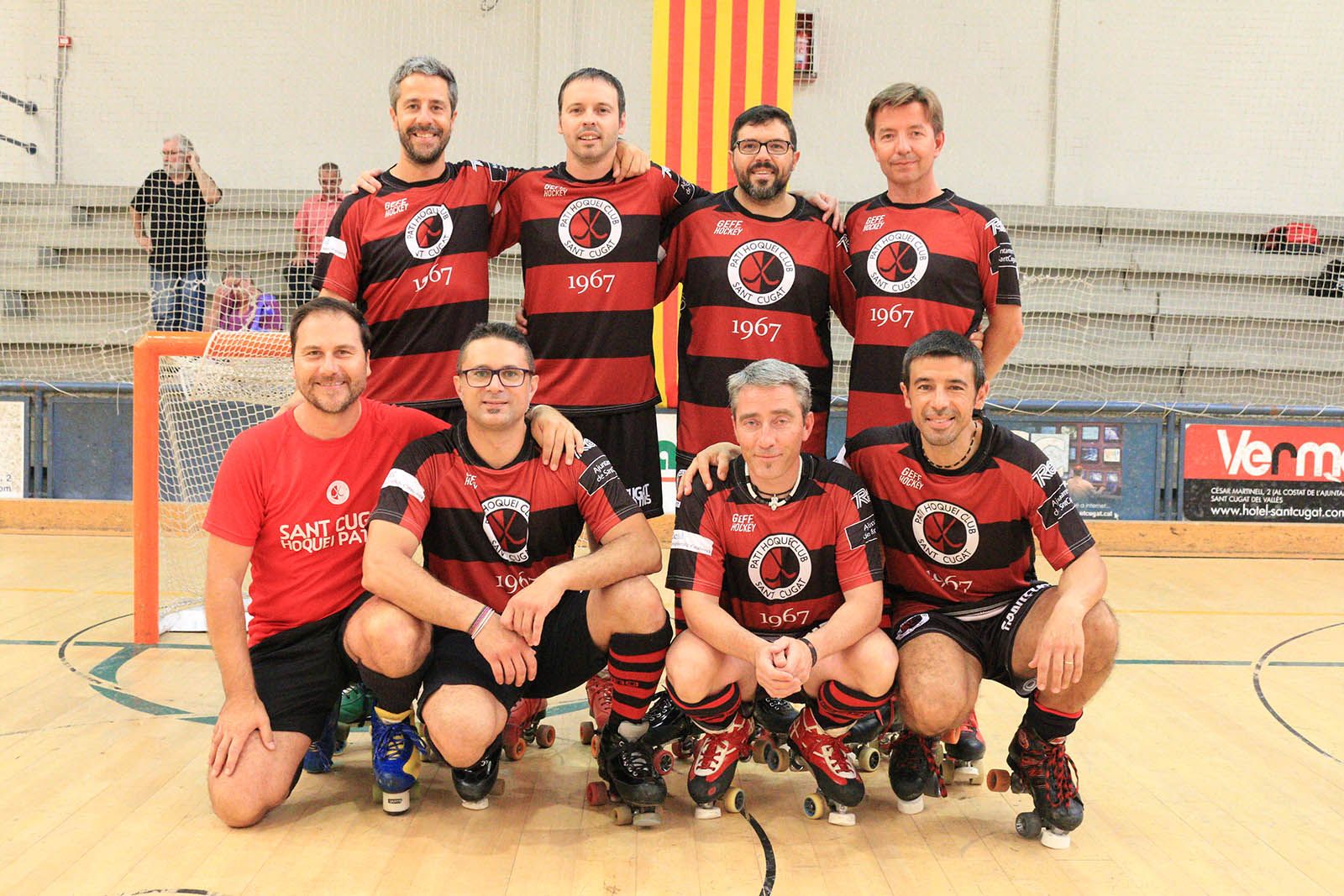 Aquest és el nou equip de veterans del PHC Sant Cugat. FOTO: Lali Álvarez