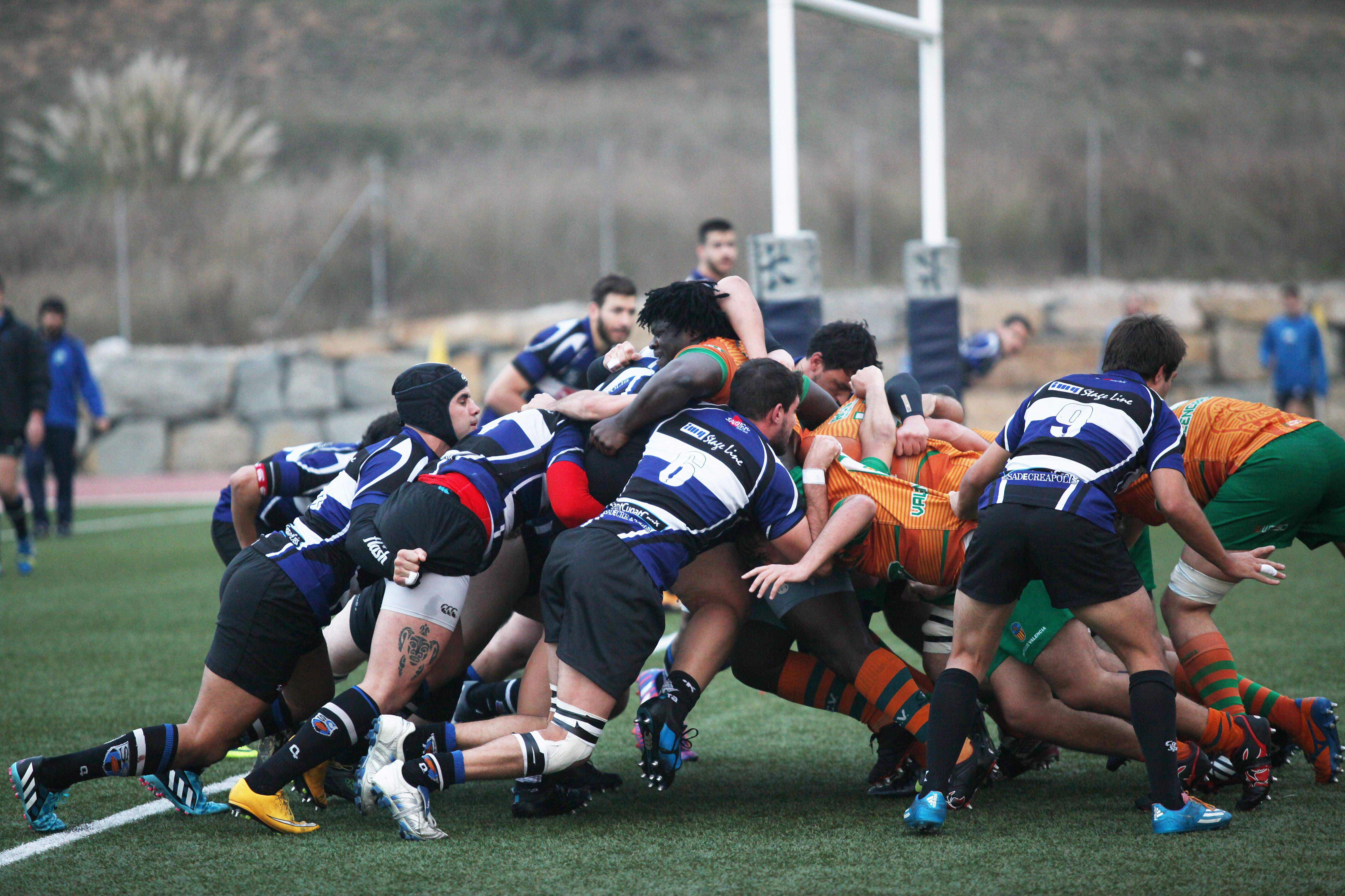  Imatge del partit de la temporada pasada, la 2015-2016, entre el CR Sant Cugat i el Tecnidex València RC. FOTO: Lali Puig 