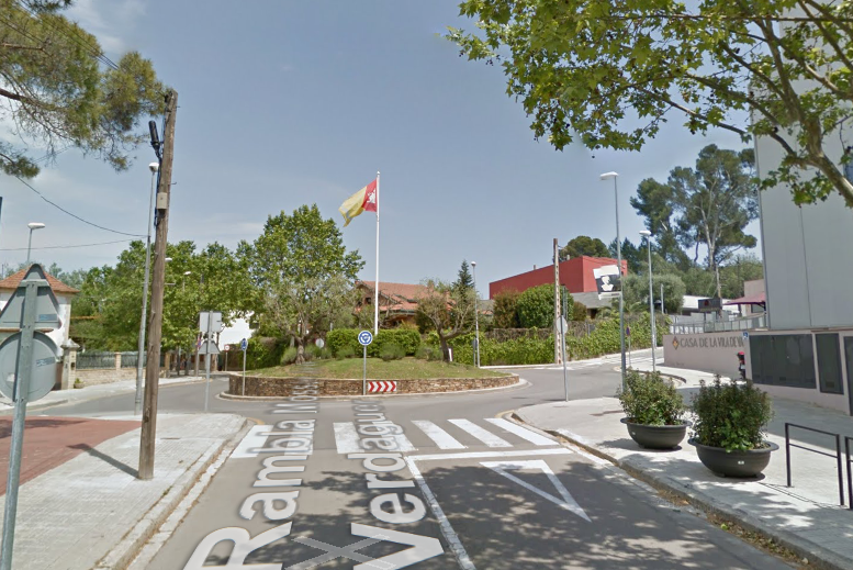 L'accident ha estat a la rambla de Jacint Verdaguer FOTO: Cedida 