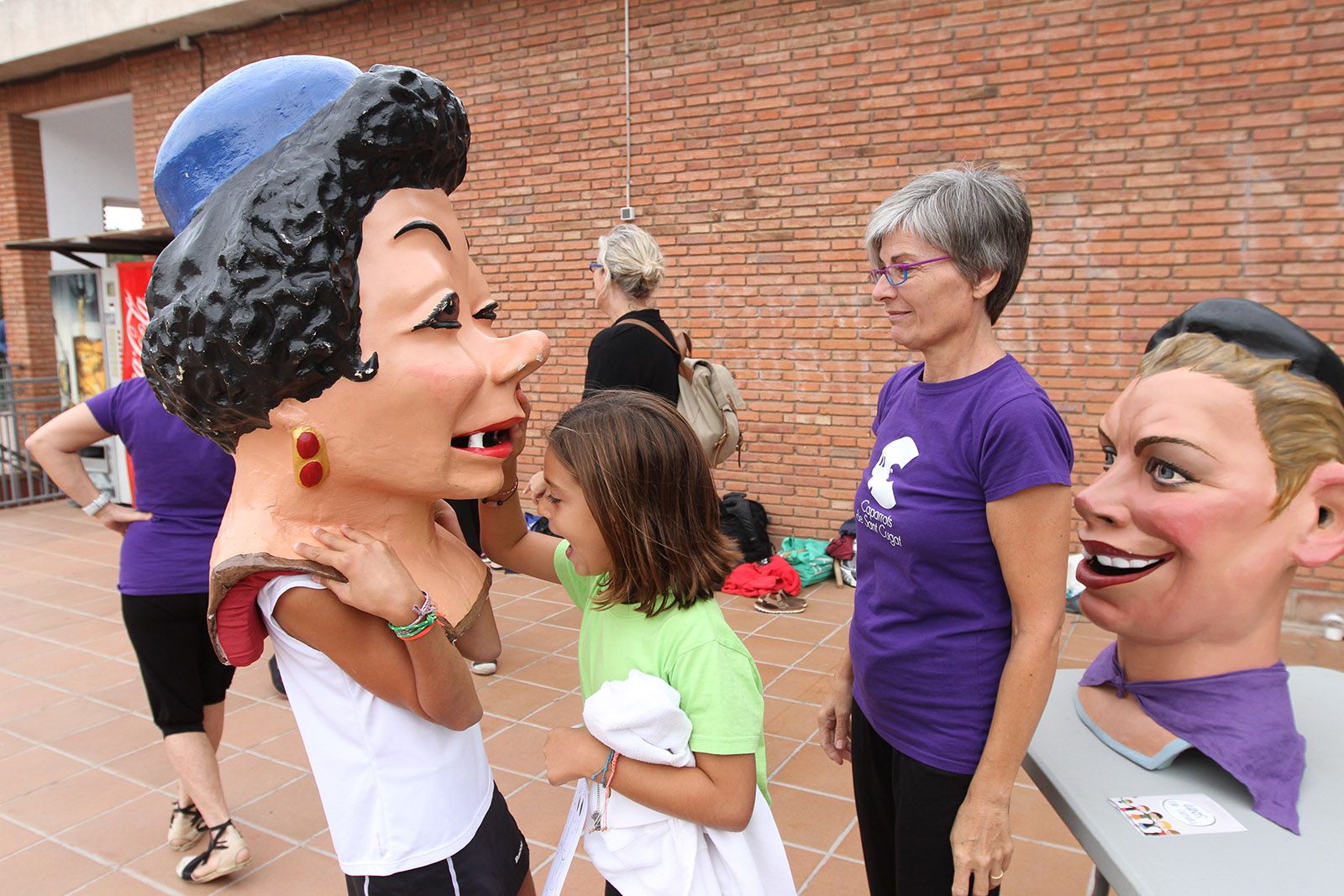 Els Caparrots tampoc s'han volgut perdre la festa. FOTO: Haidy Blanch