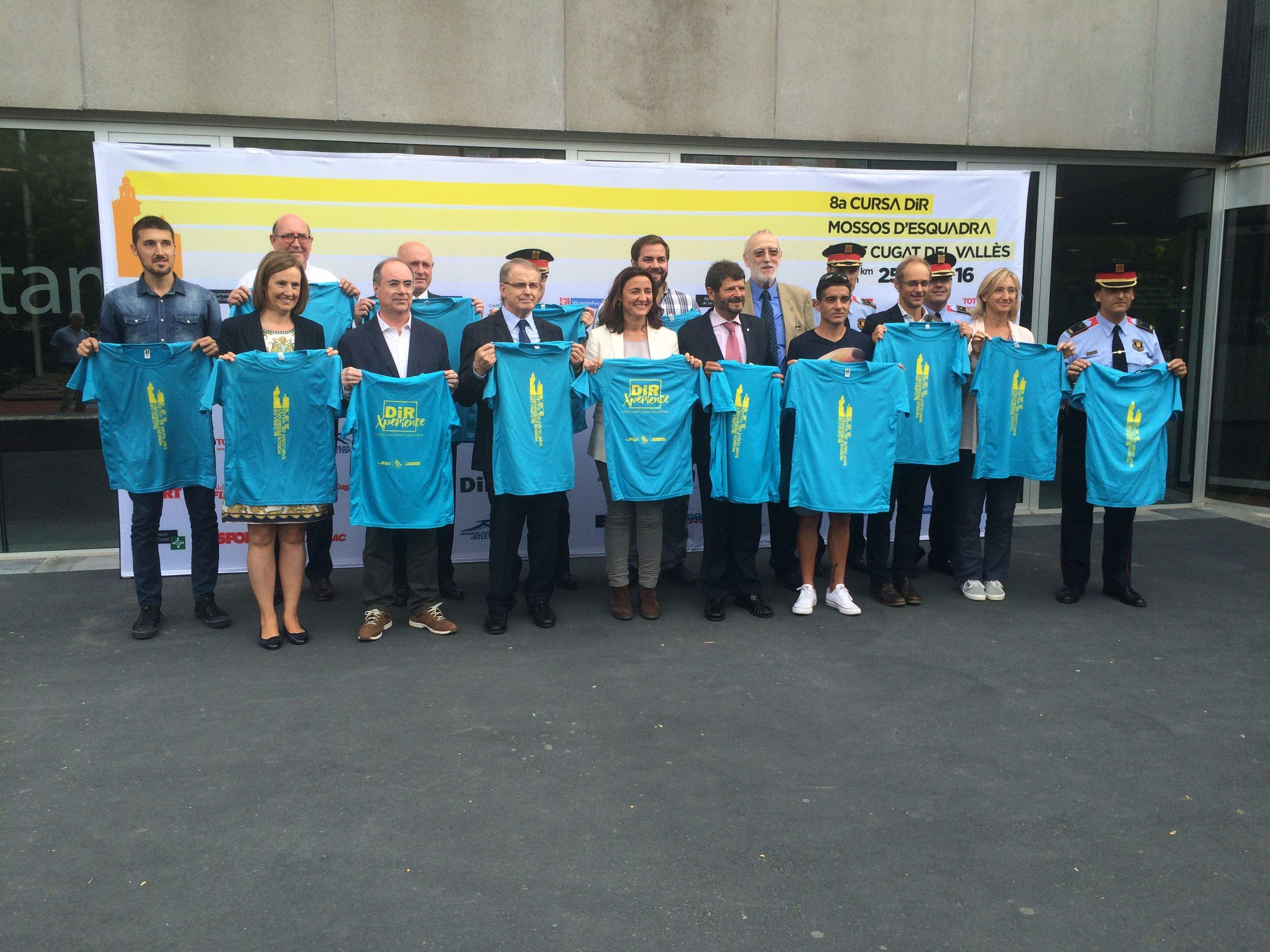 La cursa s'ha presentat a l'ajuntament de Sant Cugat. FOTO: À. L. 