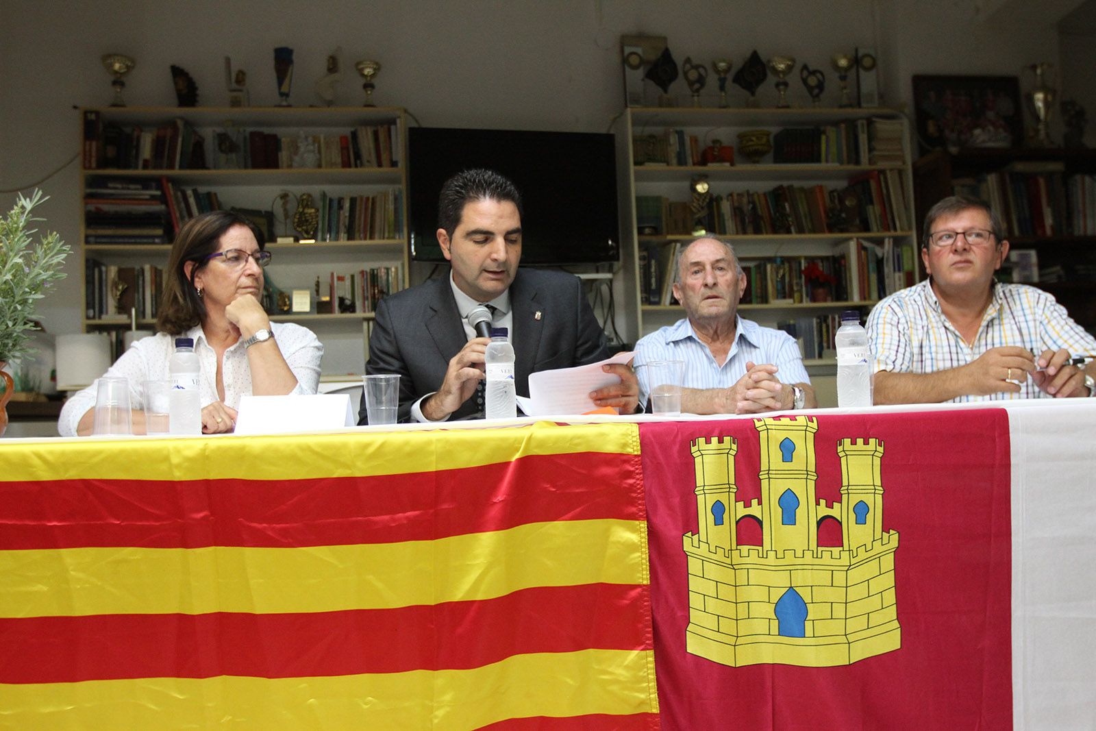 Aldo Ciprian (Cs) ha pronunciat el pregó de les jornades  FOTO: Haidy Blanch