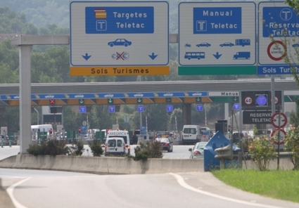 El peatge dels Túnels de Vallvidrera FOTO: Lluís Llebot