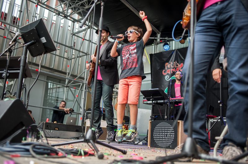 El Festival Petits Camaleons del 2015 va compamptar amb més de 5.000 persones de públic FOTO: Víctor Parreño 