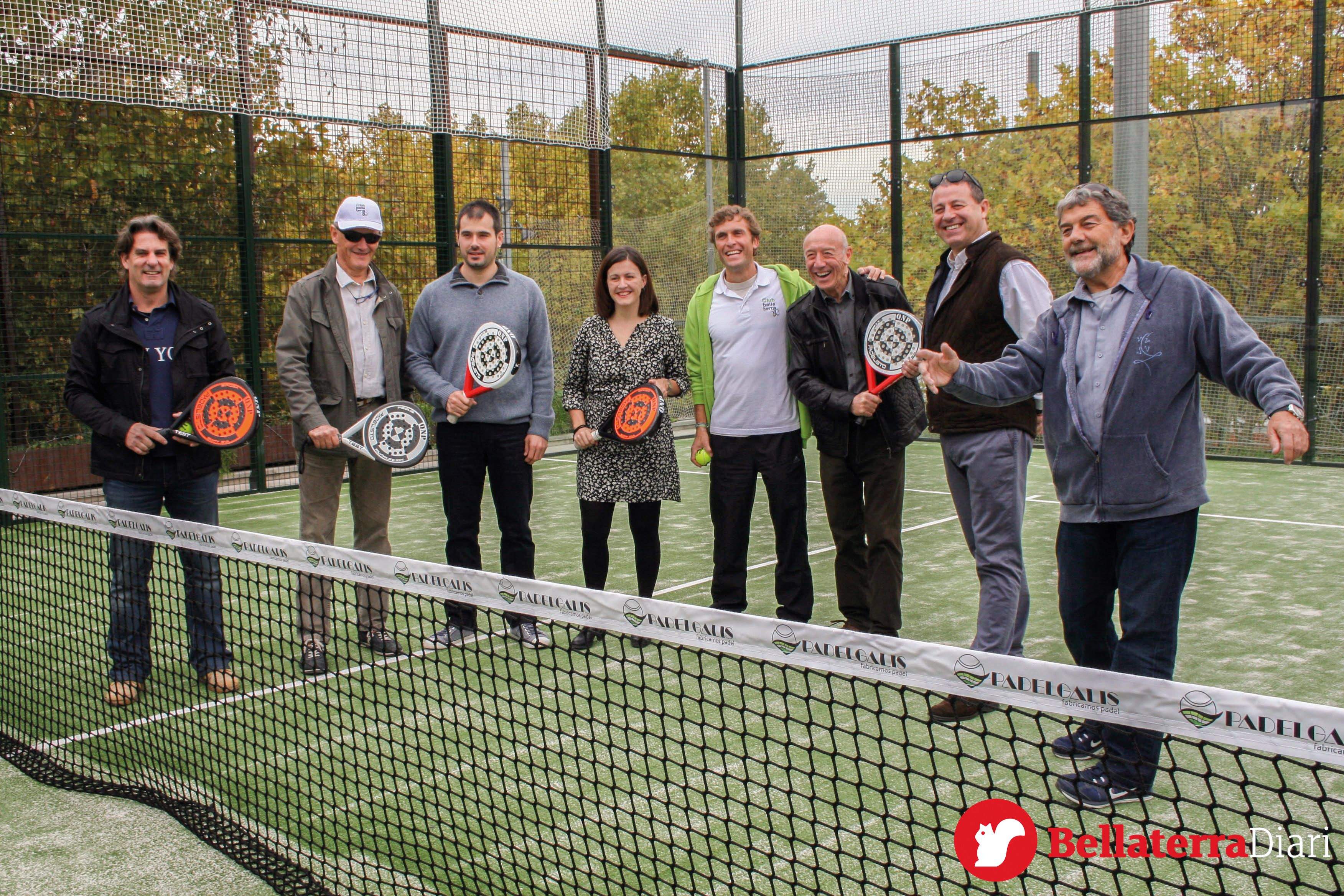 Inauguració de la quarta pista de pàdel  FOTO: Laia Tardós