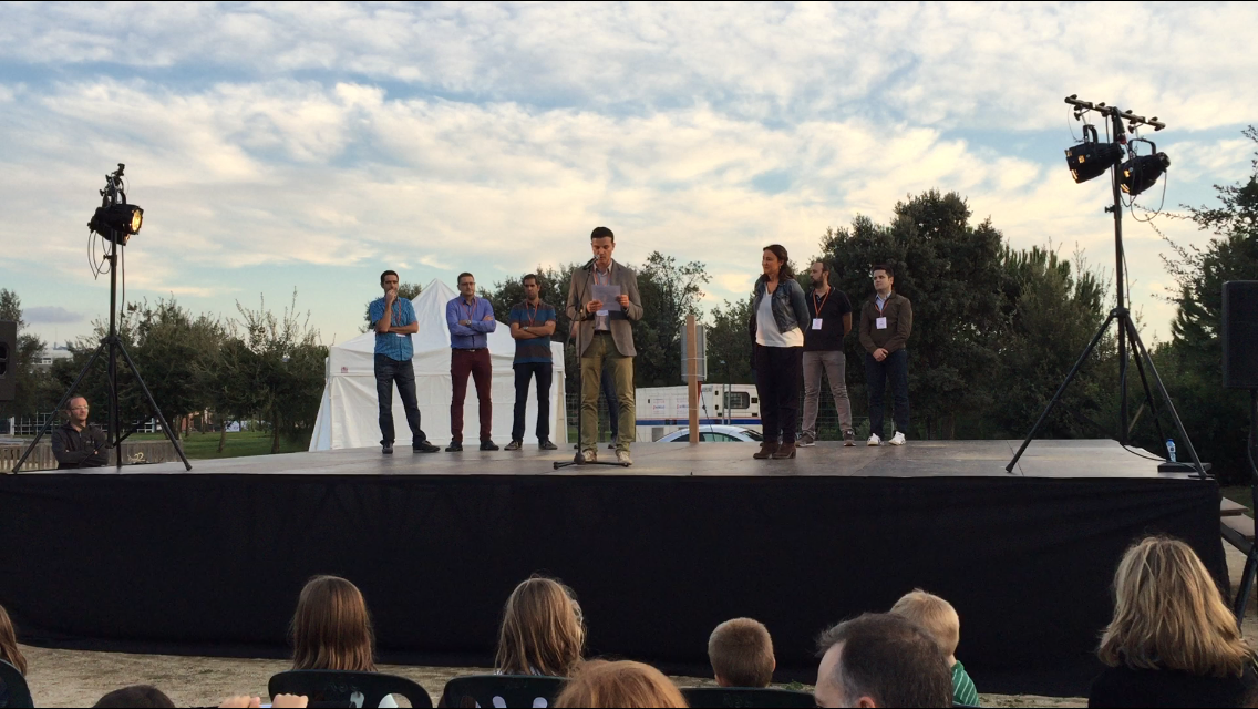 Alberto Valcarce, durant el pregó FOTO: Mireia Puente