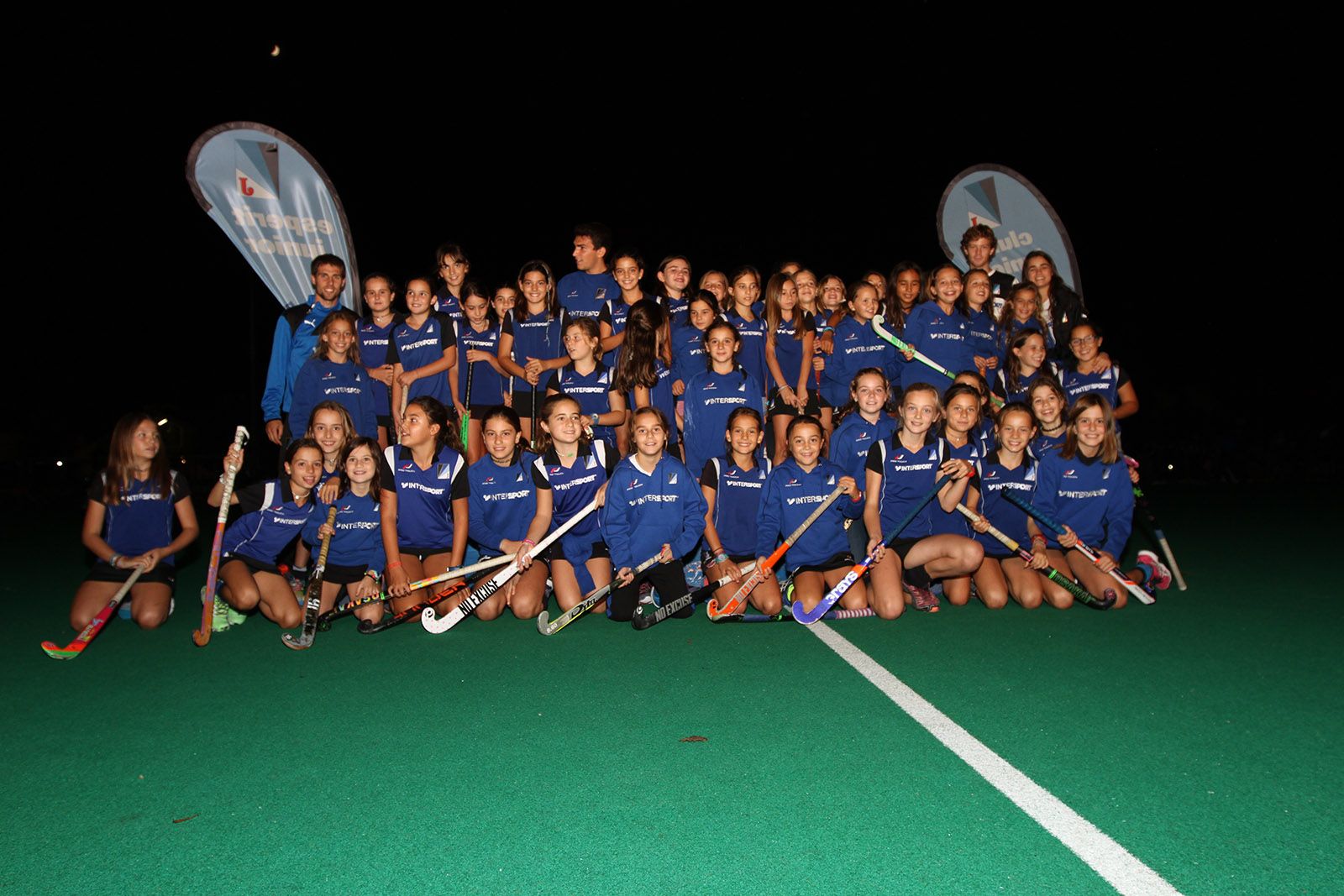 El Junior FC ha presentat els 23 equips de la secció d'hoquei sobre herba. FOTO: Haidy Blanch