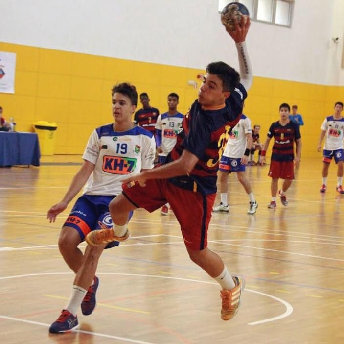 Jordi Sancho, en un partit de la temporada passada contra el BM Fraikin Granollers. FOTO: Nico Robles