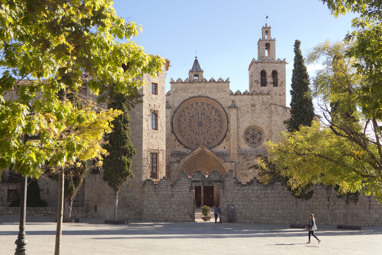 Els passadissos recorrien el centre de Sant Cugat FOTO: Artur Ribera
